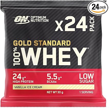 Optimum Nutrition Gold Standard 100% Whey 24x30g Vanilla Ice Cream