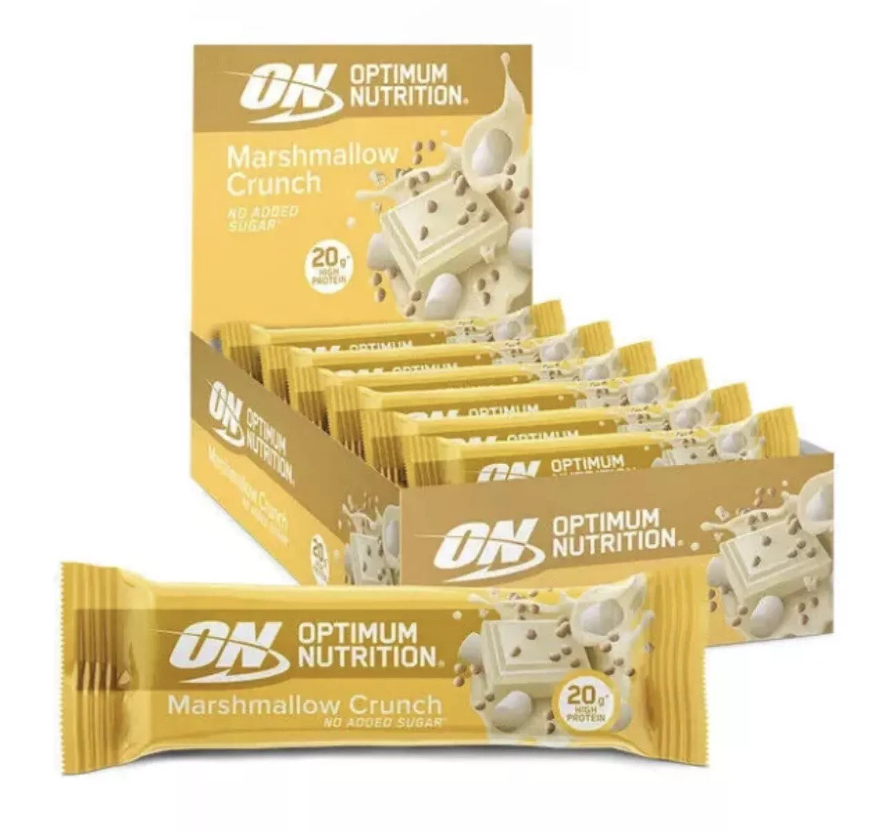 Optimum Nutrition Crunch Bar 10x65g Marshmallow