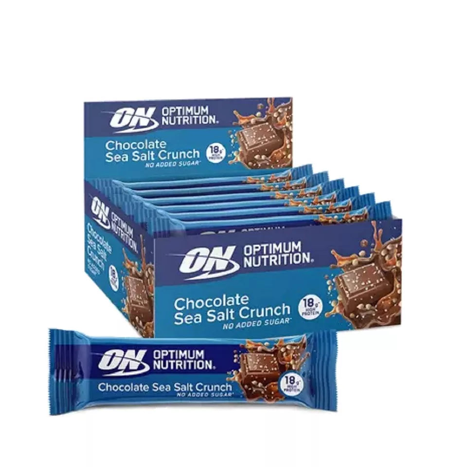 Optimum Nutrition Crunch Bar 12x55g Choc Sea Salt