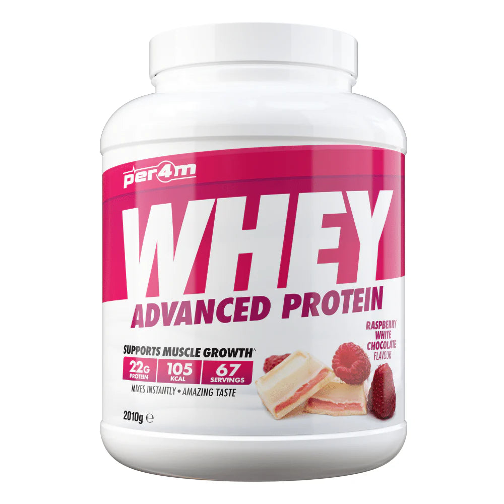 Per4m Advanced Whey Protein 2.01kg Raspberry White Chocolate