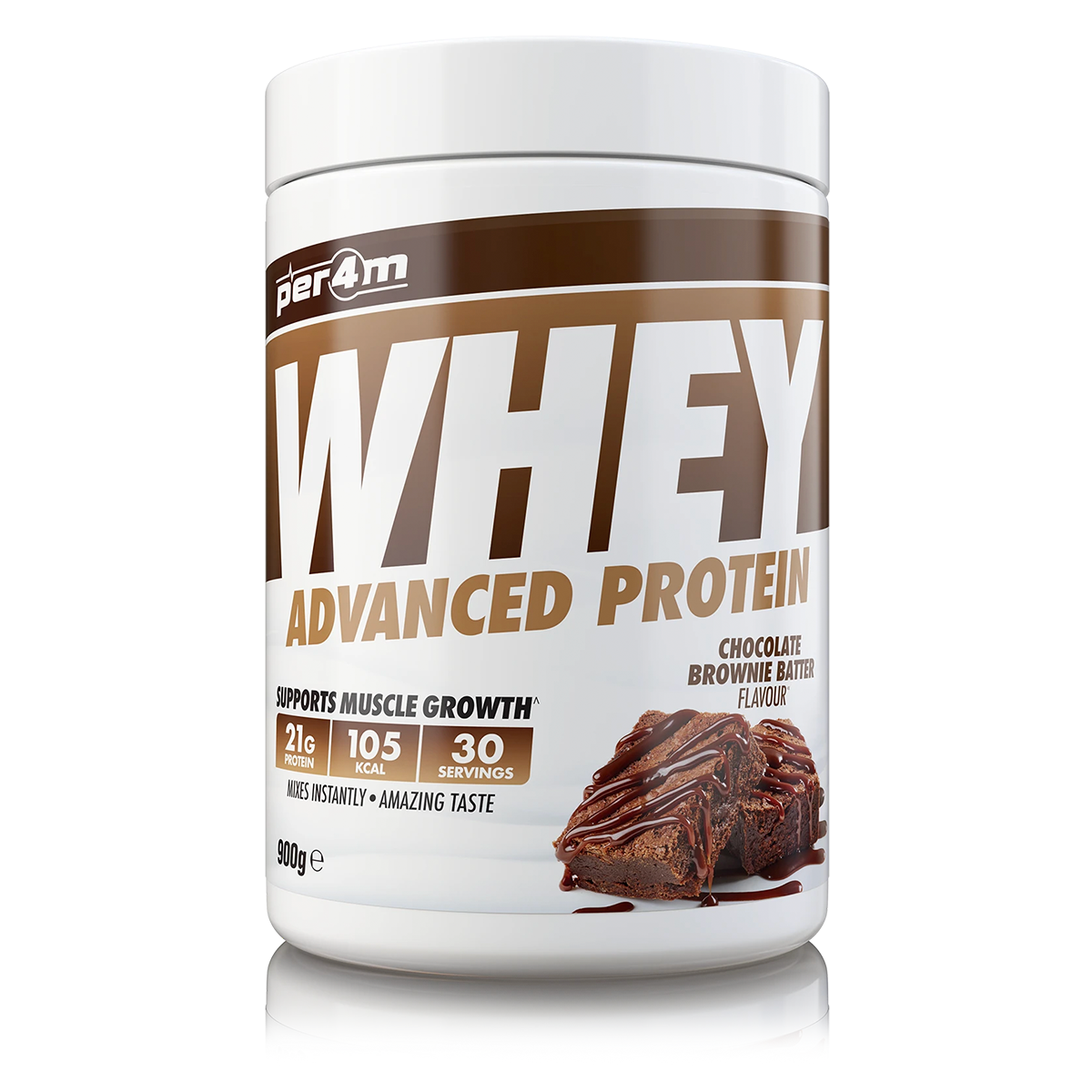 Per4m Advanced Whey Protein 900g Chocolate Brownie Batter