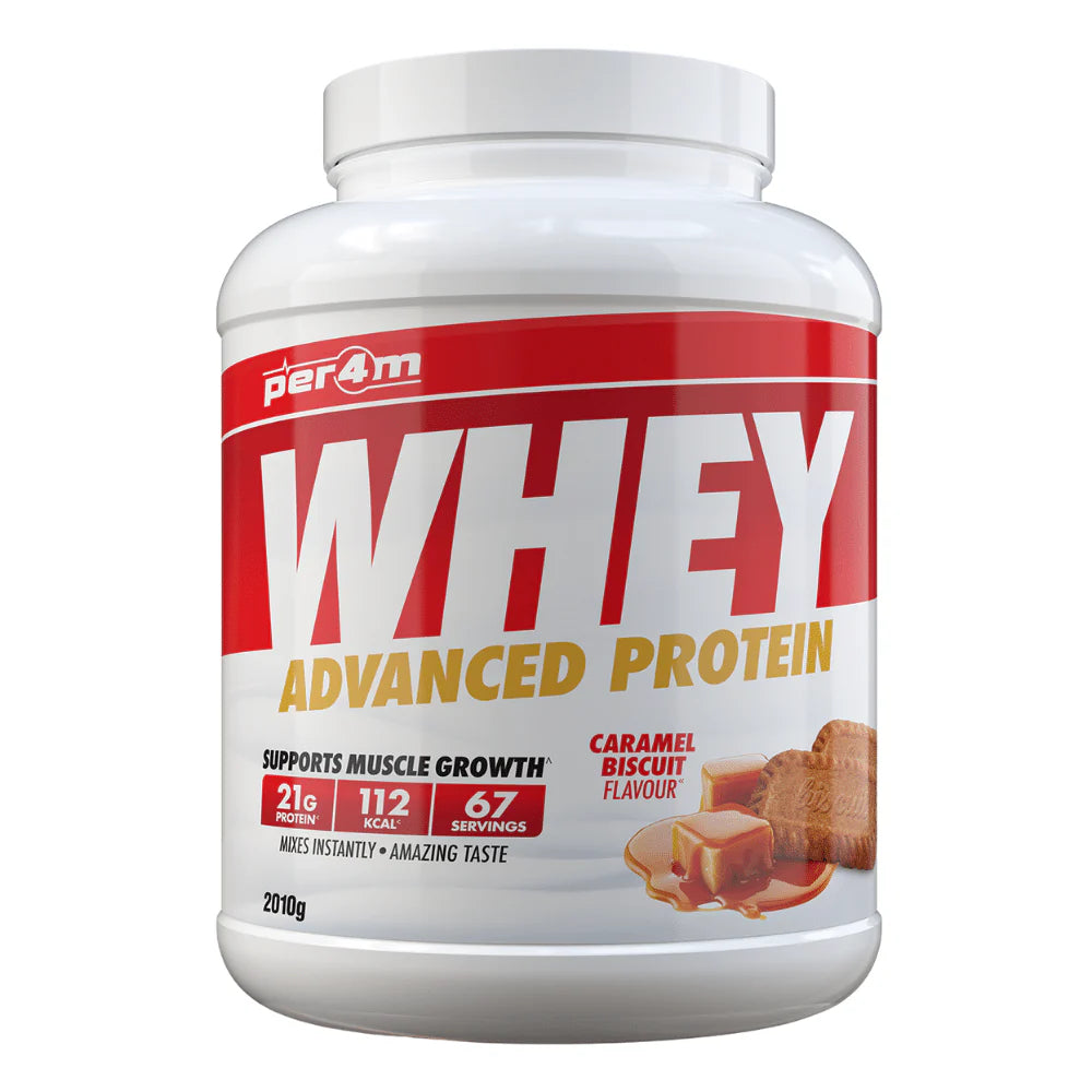 Per4m Advanced Whey Protein 2.01kg Caramel Biscuit