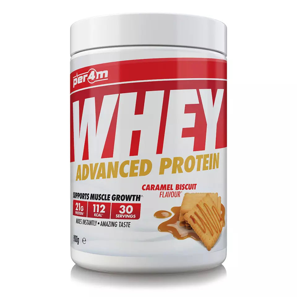 Per4m Advanced Whey Protein 900g Caramel Biscuit