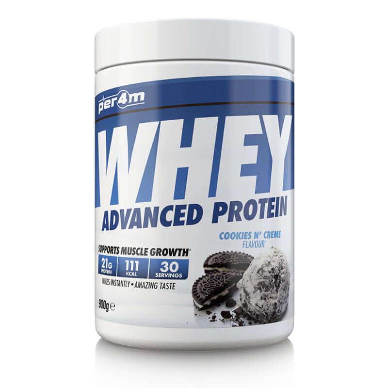 Per4m Advanced Whey Protein 900g Cookies N' Cr me