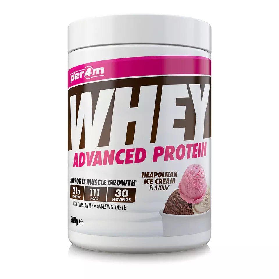 Per4m Advanced Whey Protein 900g Neapolitan Ice Cream