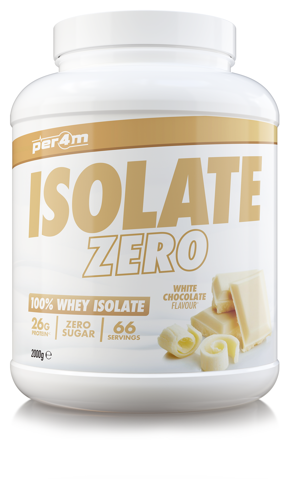 Per4m Isolate Zero 2kg White Chocolate