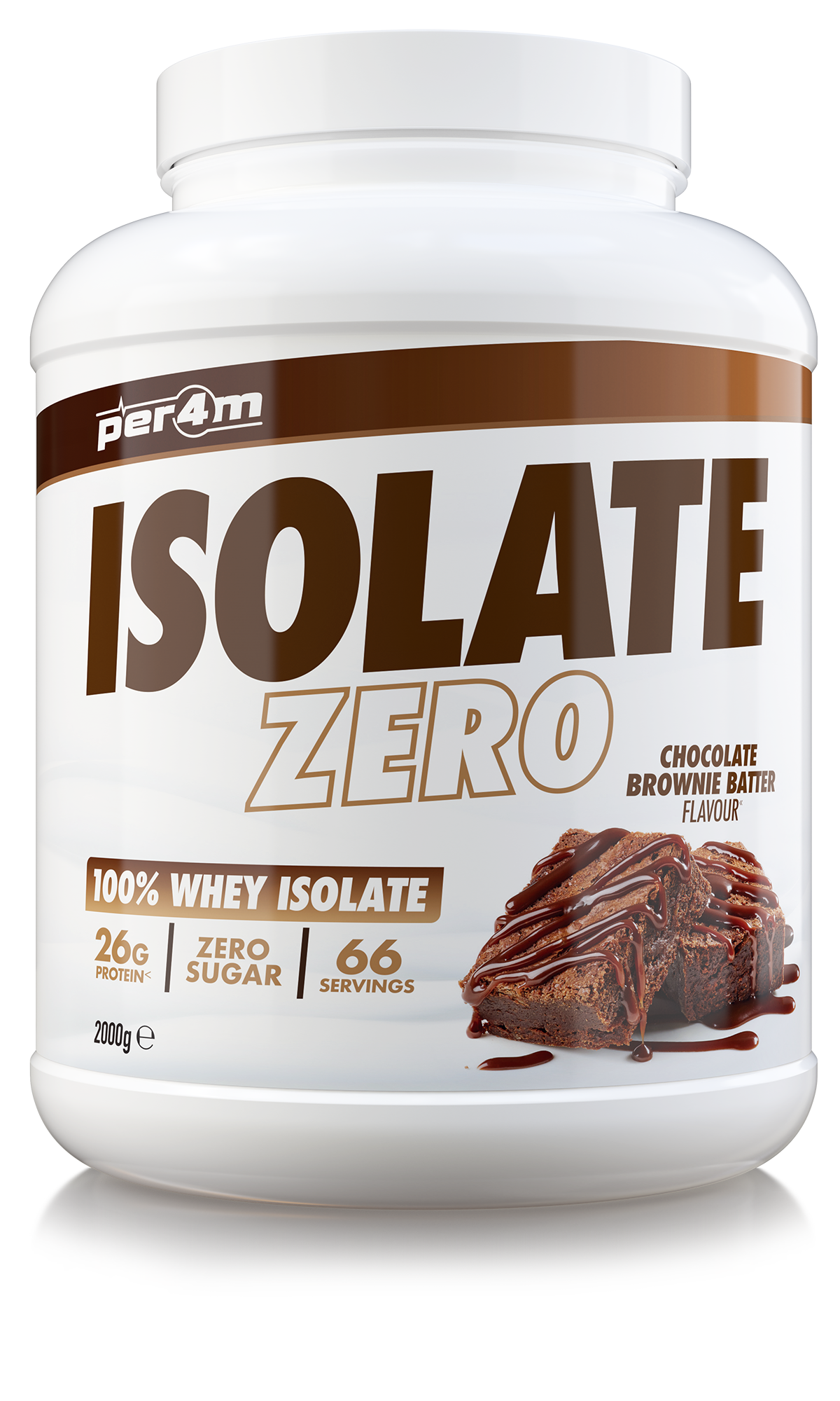 Per4m Isolate Zero 2kg Chocolate Brownie Batter