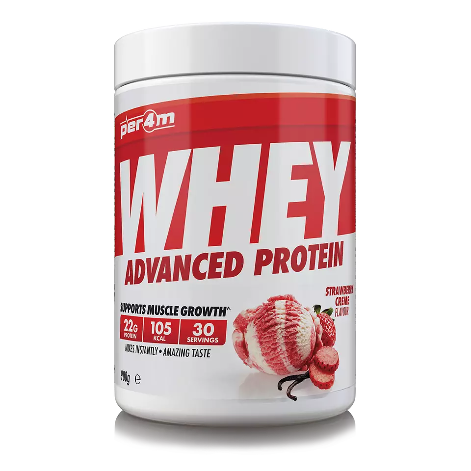 Per4m Advanced Whey Protein 900g Strawberry Creme