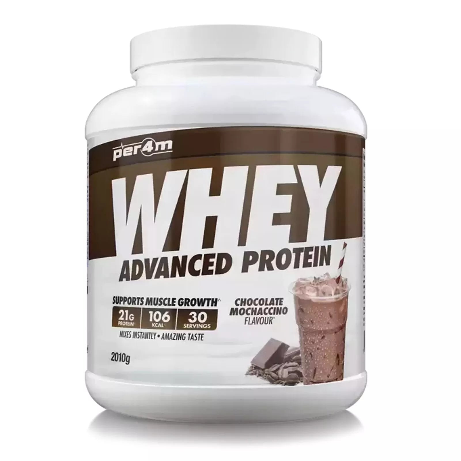 Per4m Advanced Whey Protein 2.01kg Chocolate Mochaccino