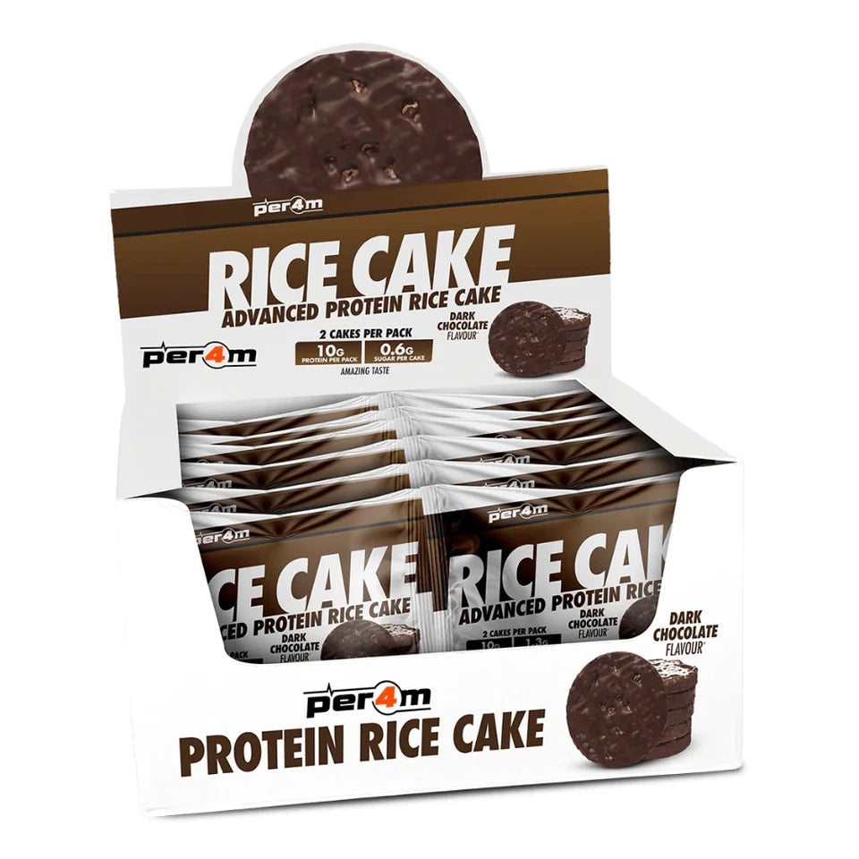 Per4m Rice Cake 12x64g Dark Chocolate