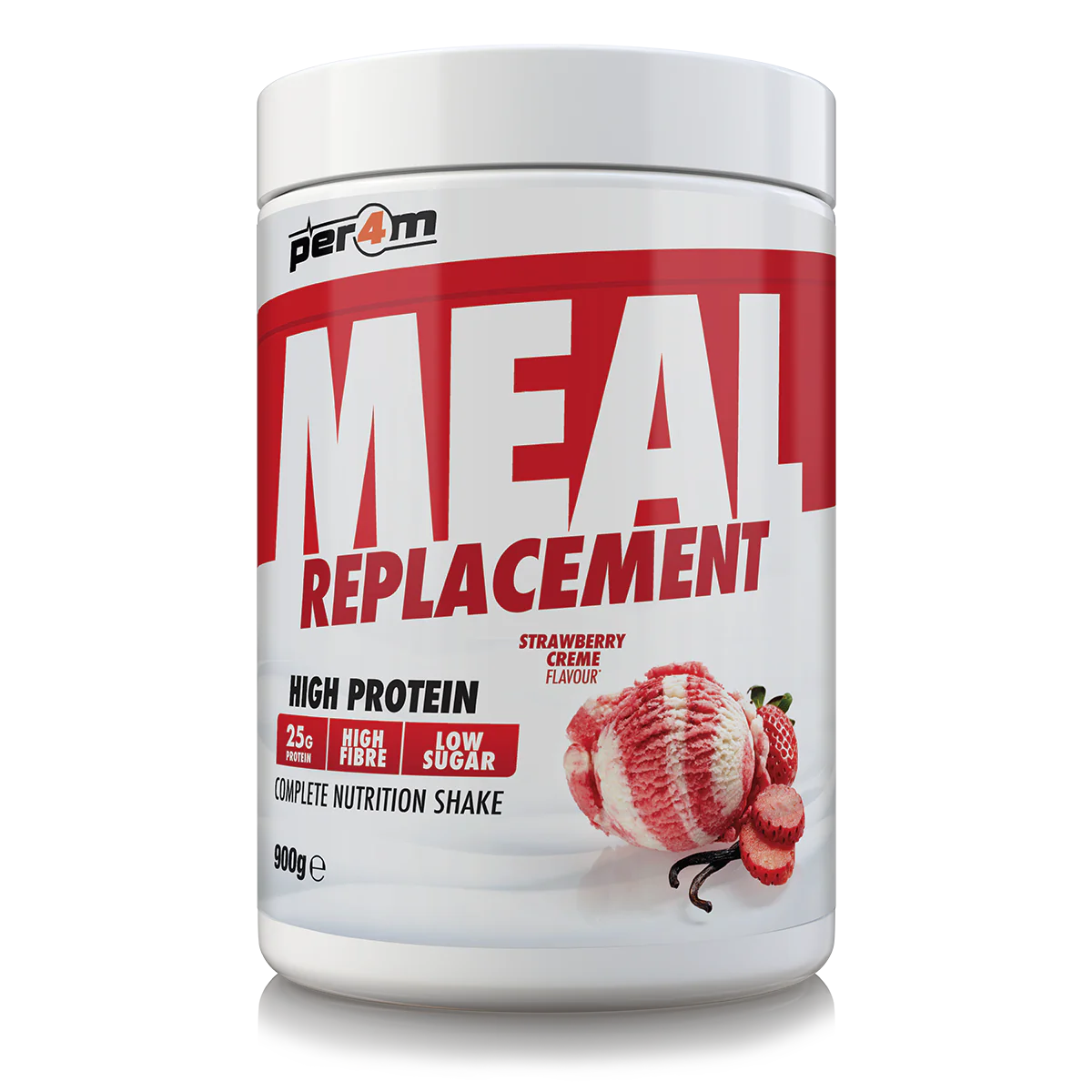 Per4m Meal Replacement  900g Strawberry Creme