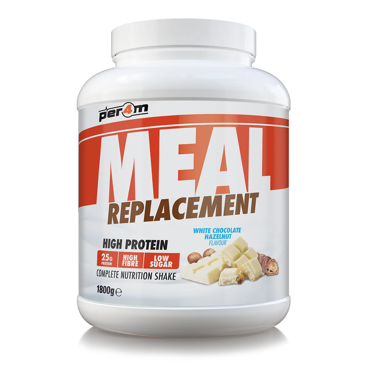 Per4m Meal Replacement  1.8kg White Chocolate Hazelnut