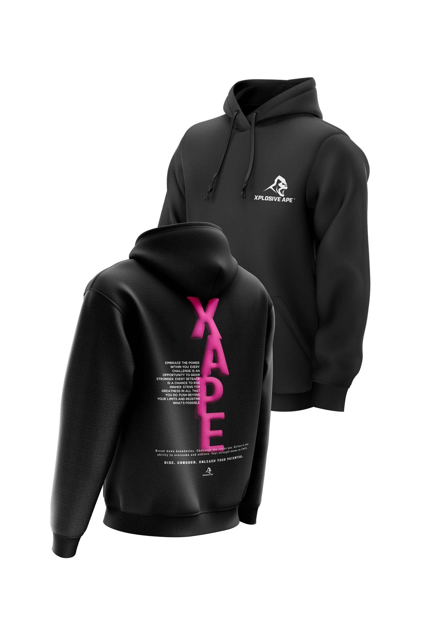 XAPE Potential V2 Hoodie - Black