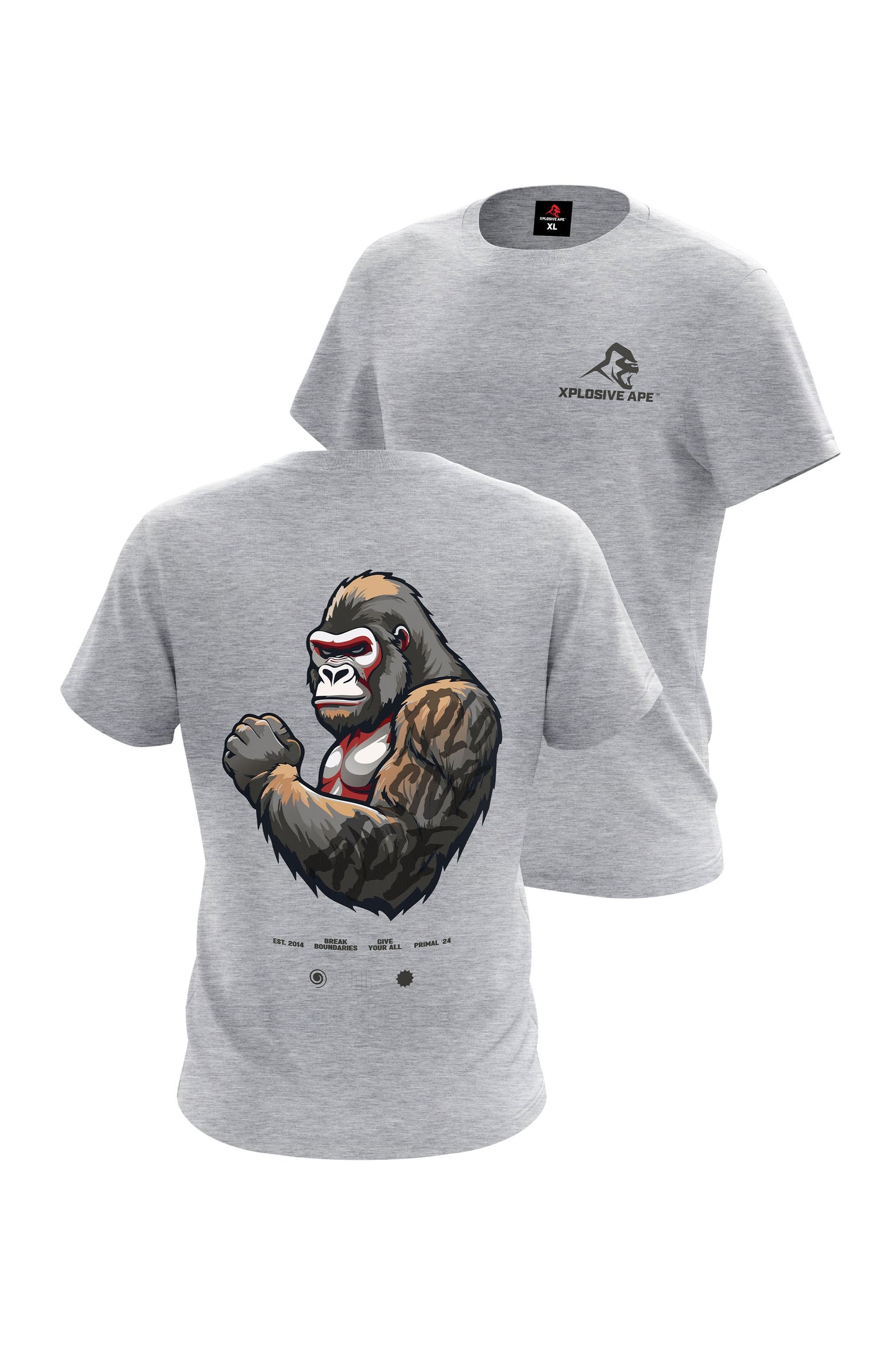 XAPE Powerhouse V3 Tee - Sports Grey