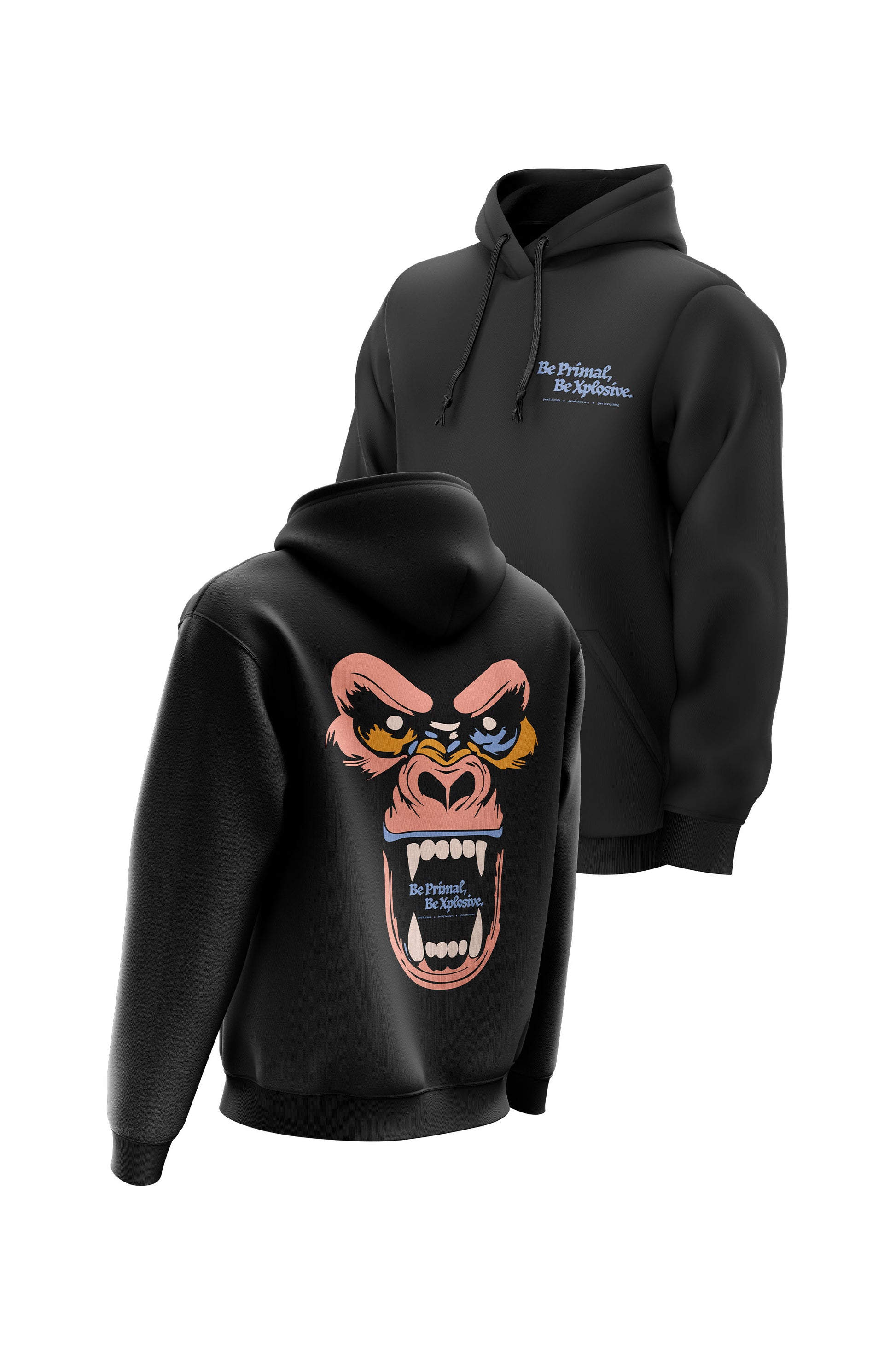 XAPE Primal Rage V4 Hoodie - Black