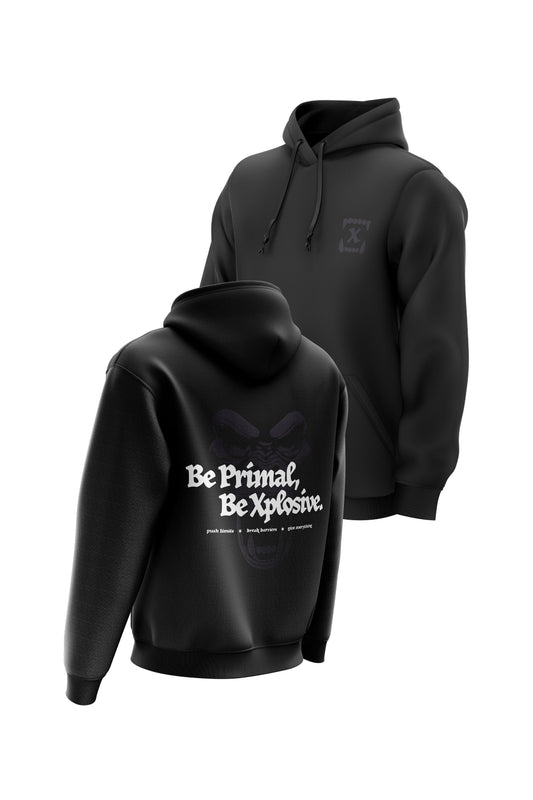 XAPE Primal Power V5 Hoodie - Black