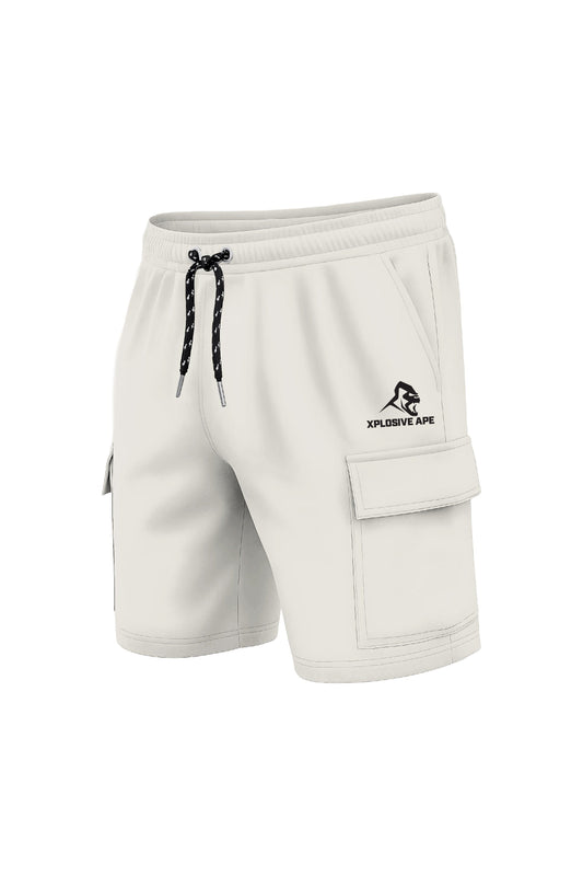 XAPE Prime  Cargo Shorts - Cream