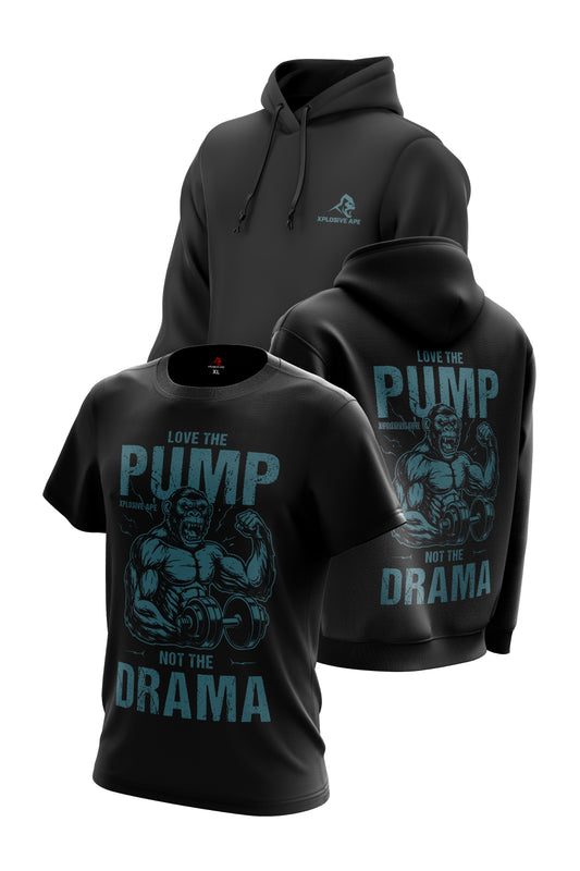 XAPE Pump Hoodie & Tee Combo - Black