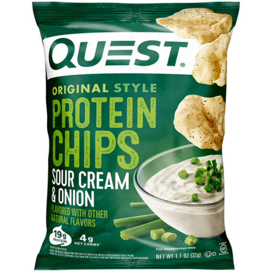 Quest Nutrition Protein Chips 8x32g Sour Cream & Onion