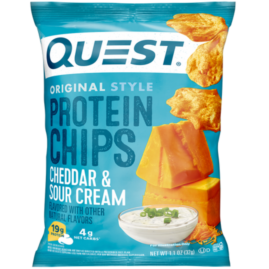 Quest Nutrition Protein Chips 8x32g Cheddar & Sour Cream