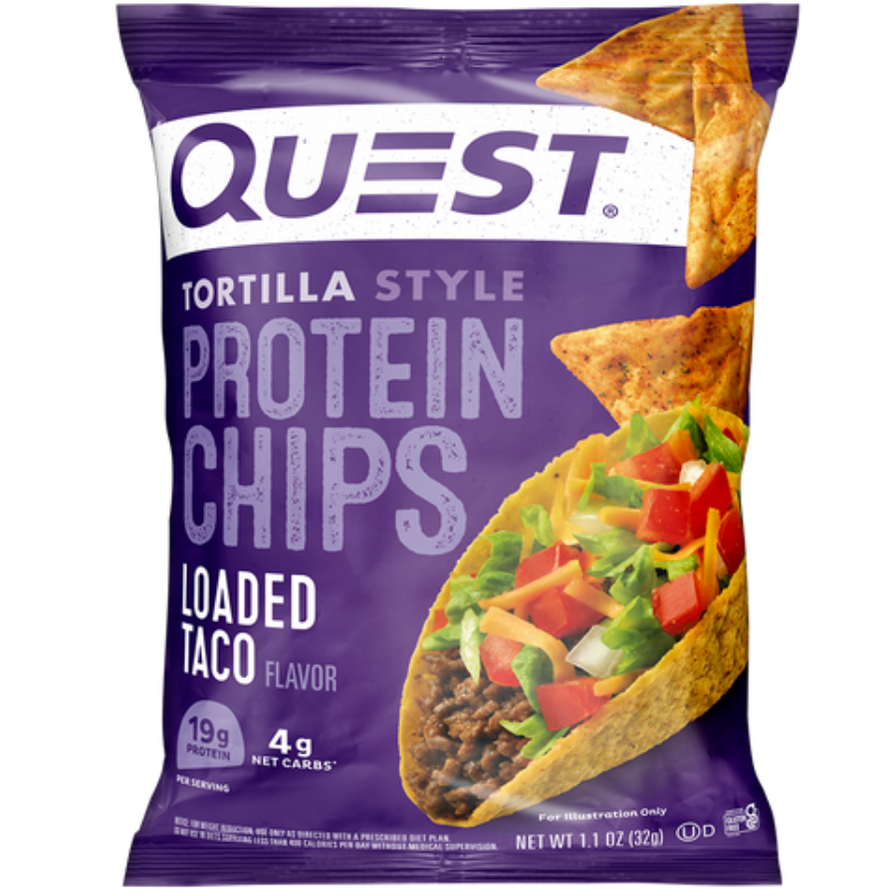 Quest Nutrition Protein Chips 8x32g Loaded Taco