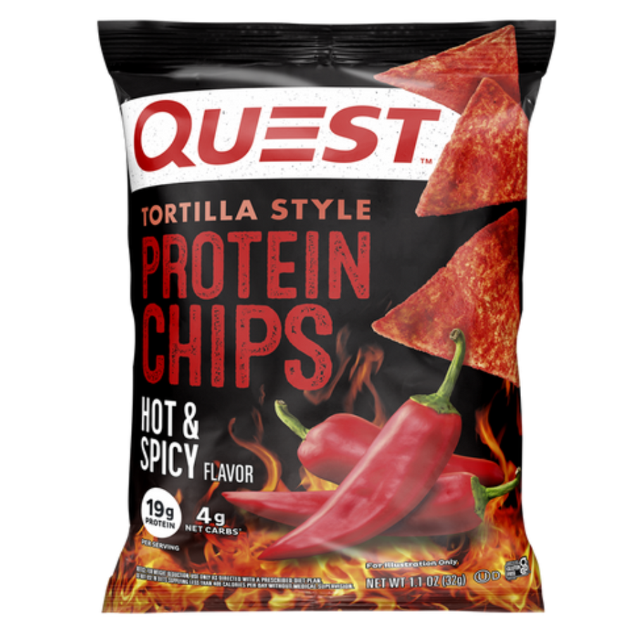 Quest Nutrition Protein Chips 8x32g Hot & Spicy