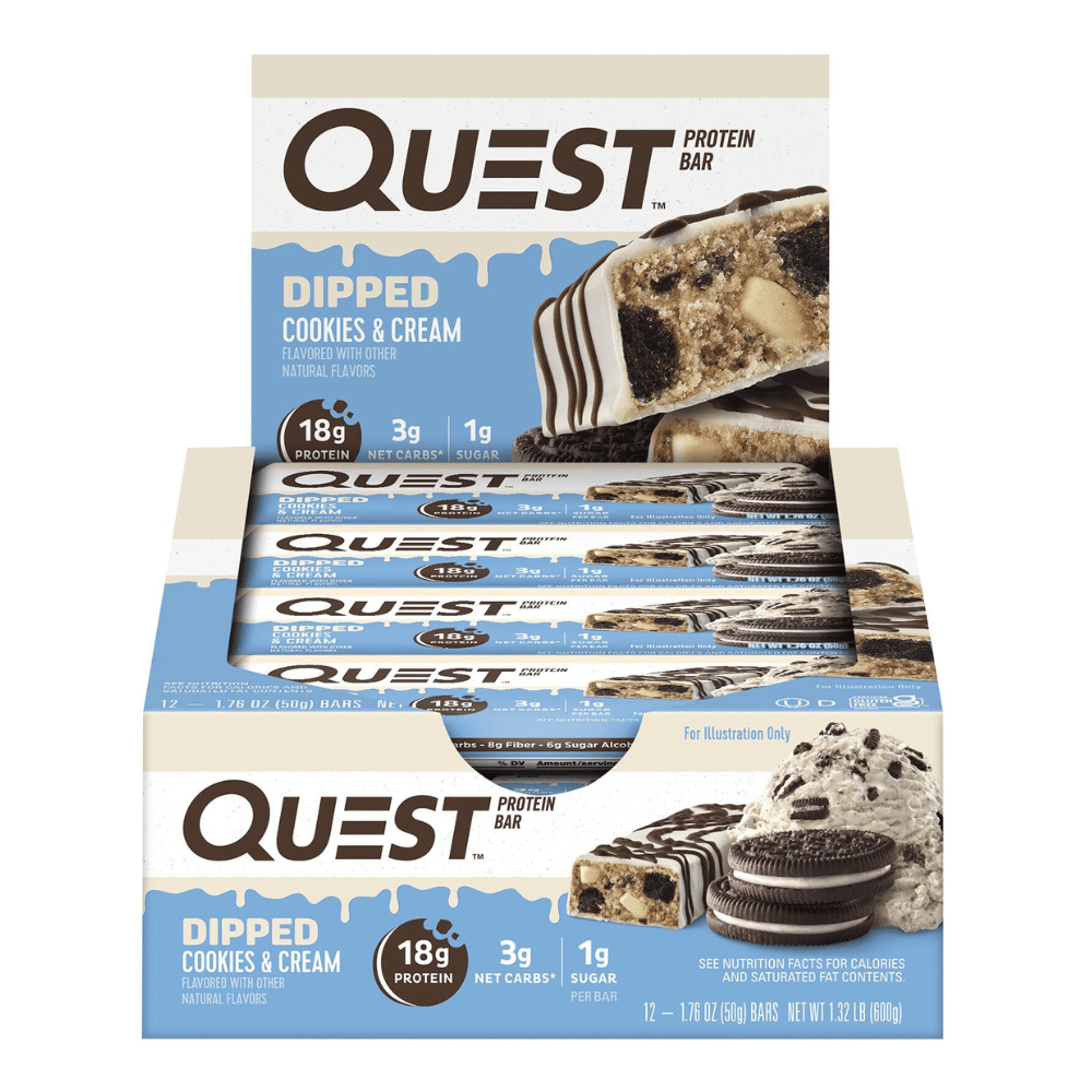 Quest Nutrition 12x50g Dipped Cookies & Cream