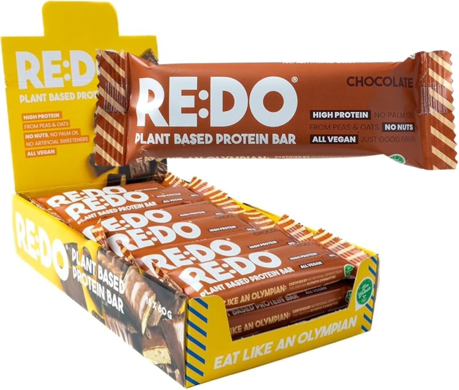 RE:DO-Vegan-Protein-Bar-18x60g-Chocolate