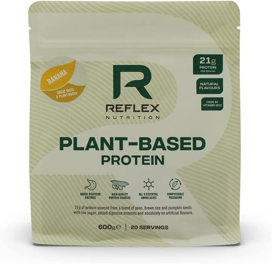 Reflex Nutrition Plant Based Protein 600g Banana