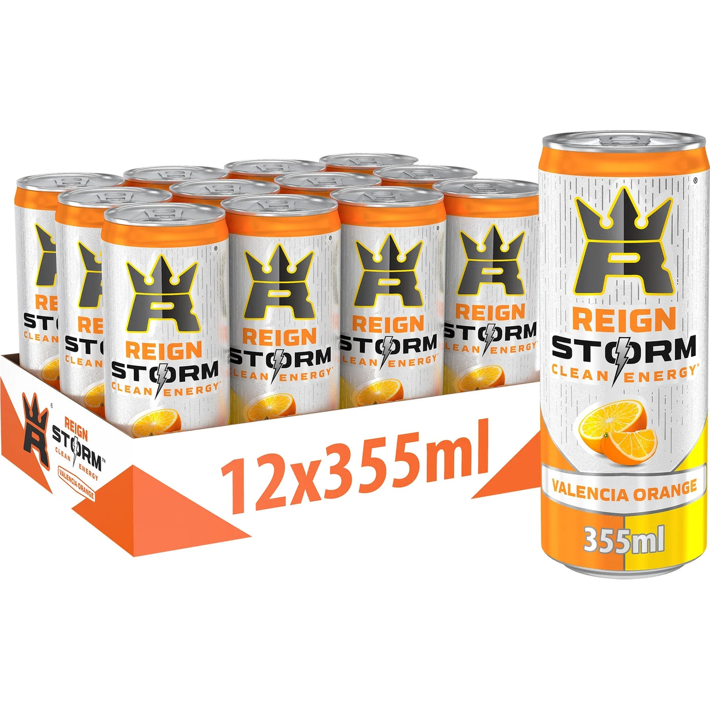 REIGN Storm 12x355ml Valencia Orange