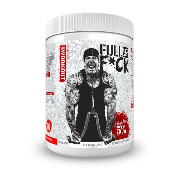 Rich Piana 5% Nutrition FULL AS F*CK Legendary Series 372g Fruit Punch