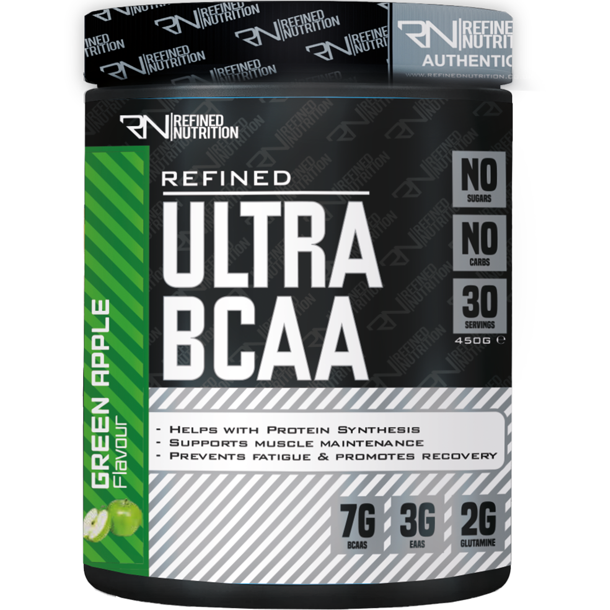 Refined Nutrition Ultra BCAA 450g Green Apple