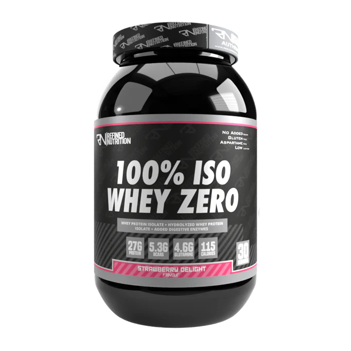 Refined Nutrition Refined 100% Iso Whey Zero 908g Strawberry Delight