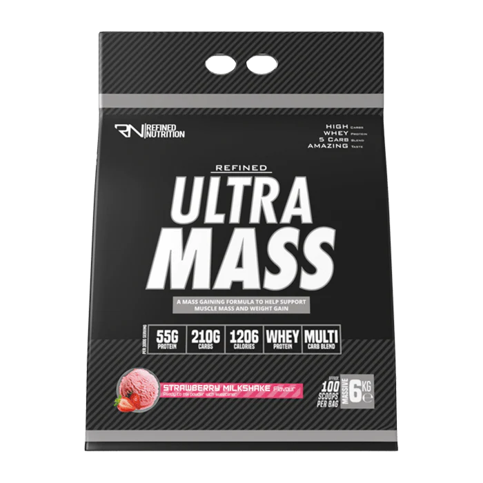 Refined Nutrition Ultra Mass 6kg Strawberry Milkshake