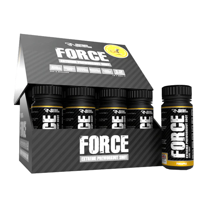 Refined Nutrition Force Extreme Stim Pre-workout Shots 12x60ml Pineapple