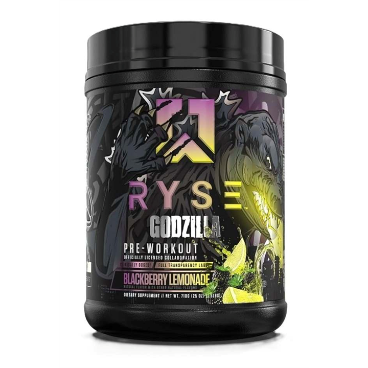 RYSE Godzilla Pre-Workout 792g Godzilla Blackberry Lemonade