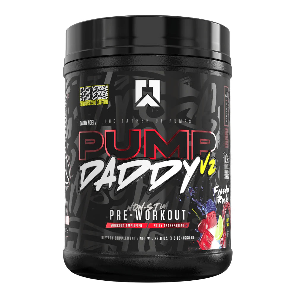 RYSE Pump Daddy V2 Non-Stim Pre-Workout 650g Freedom Rocks