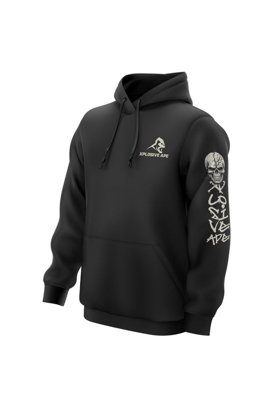 XAPE Rage Icon String Hoodie - Black