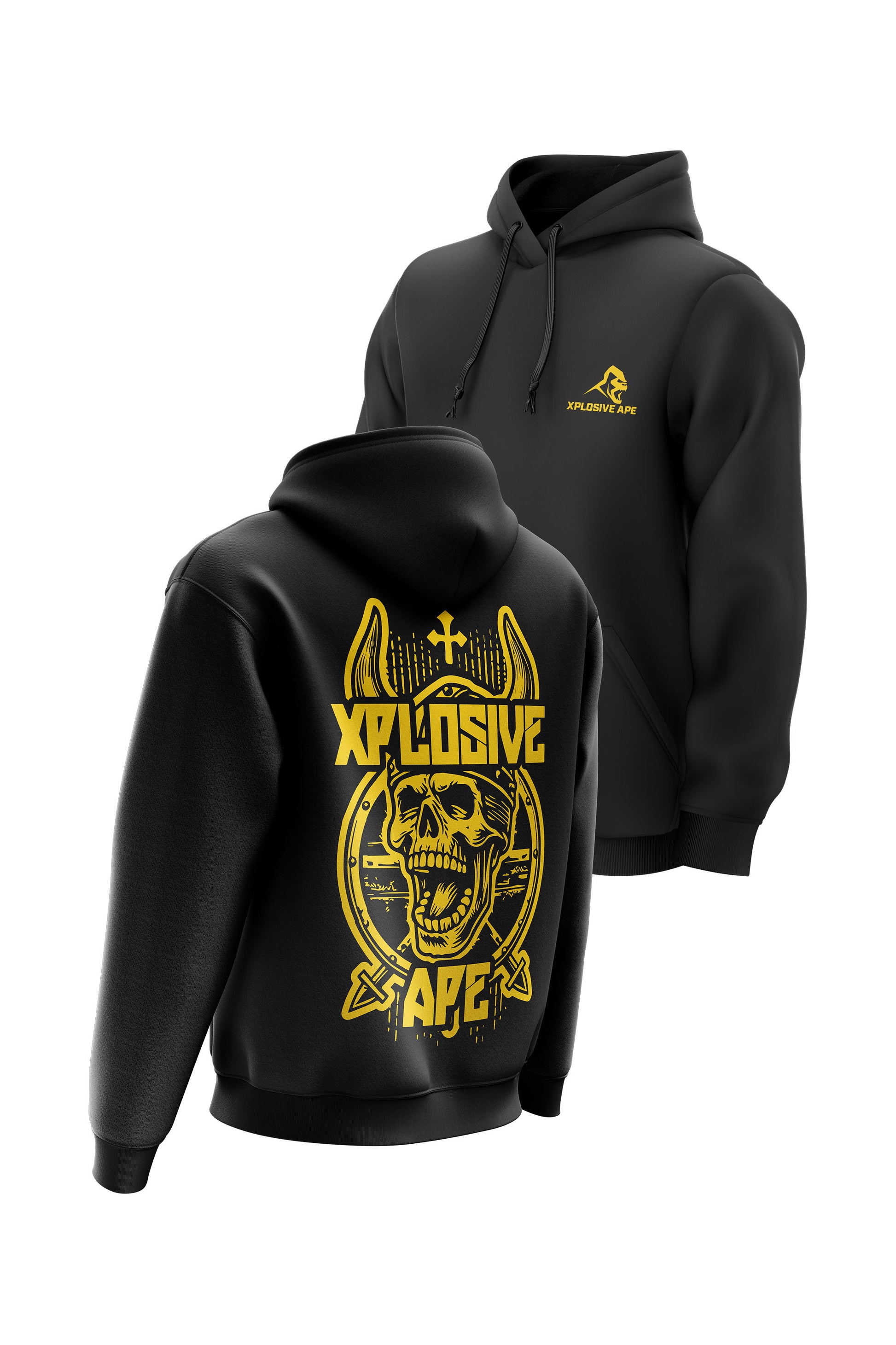 XAPE Raider Hoodie - Black