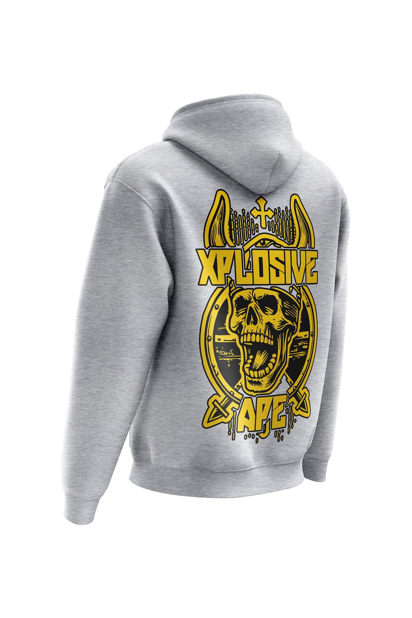 XAPE Raider Hoodie - Heather Grey