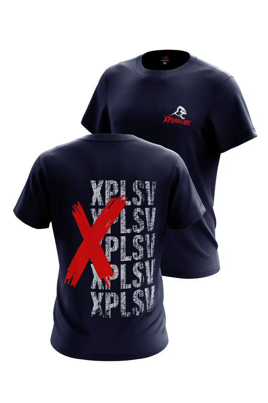 XAPE Raw Frequency Tee - Navy