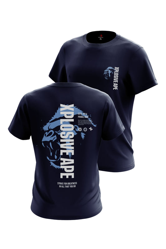 XAPE Raw Form Tee - Navy