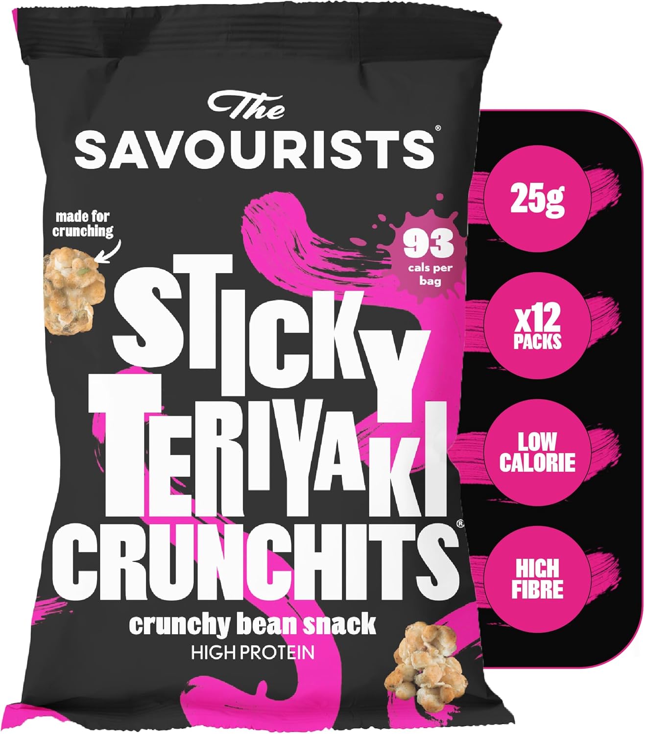 The Savourists Crunchits 12x25g Sticky Teriyaki