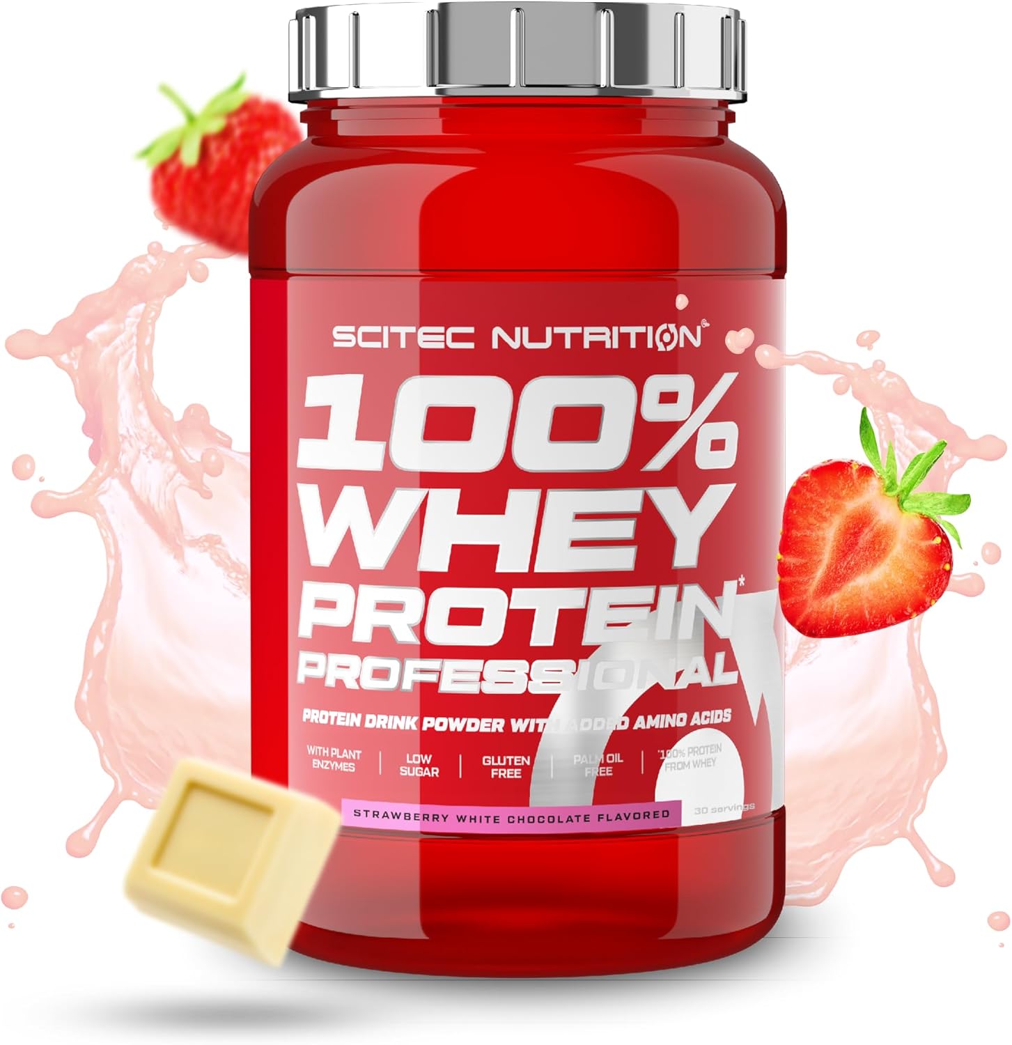 Scitec Nutrition 100% Whey Protein Professional 920g Strawberry White Chocolate