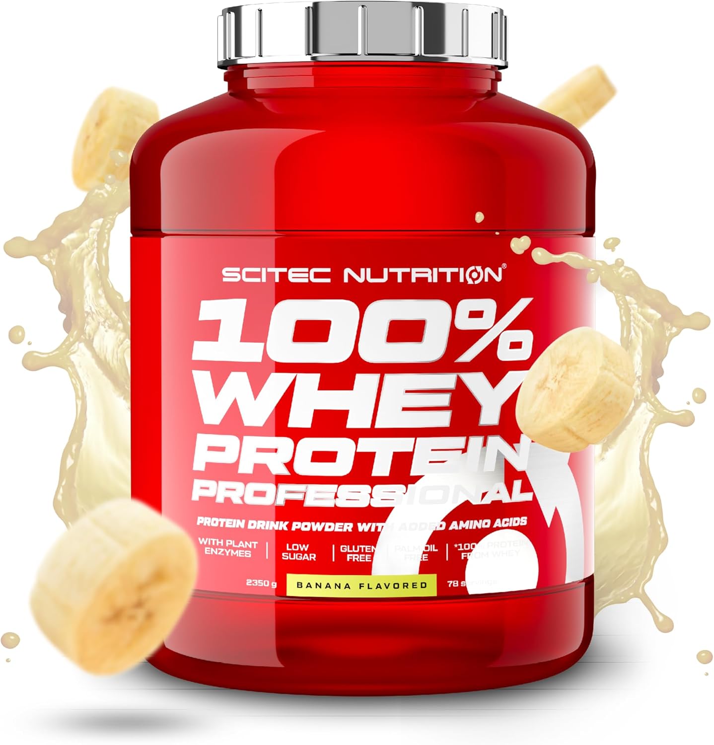 Scitec Nutrition 100% Whey Protein Professional 2350g Banana