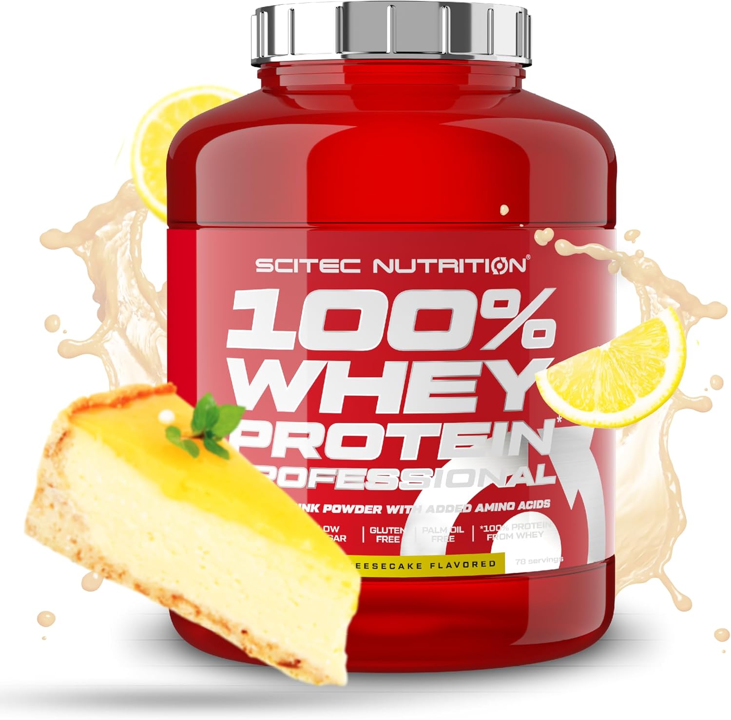 Scitec Nutrition 100% Whey Protein Professional 2350g Lemon Cheesecake