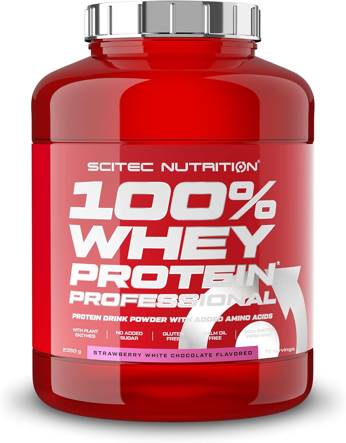 Scitec Nutrition 100% Whey Protein Professional 2350g Strawberry White Chocolate