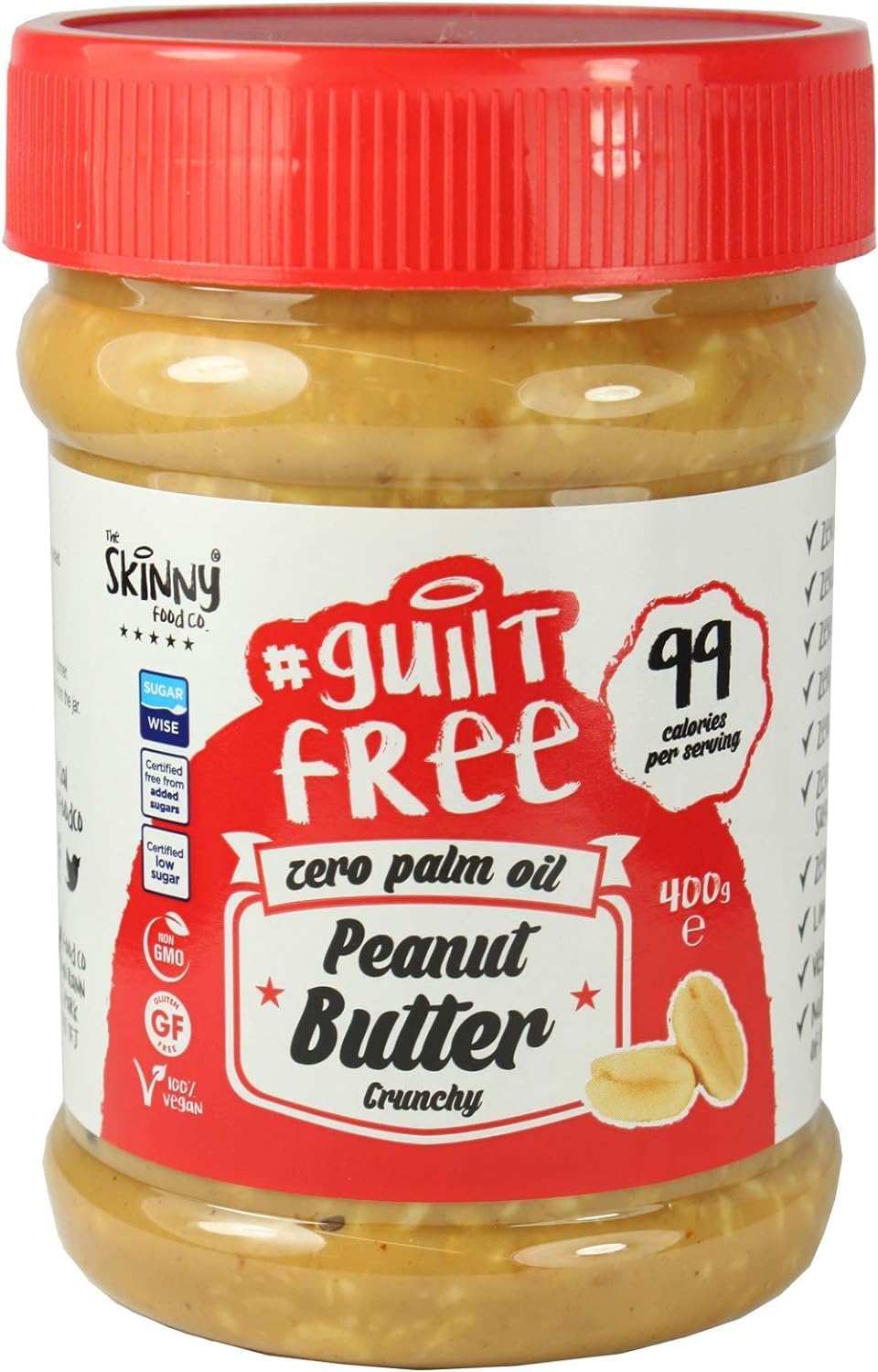 The Skinny Food Co Peanut Butter 350g Crunchy