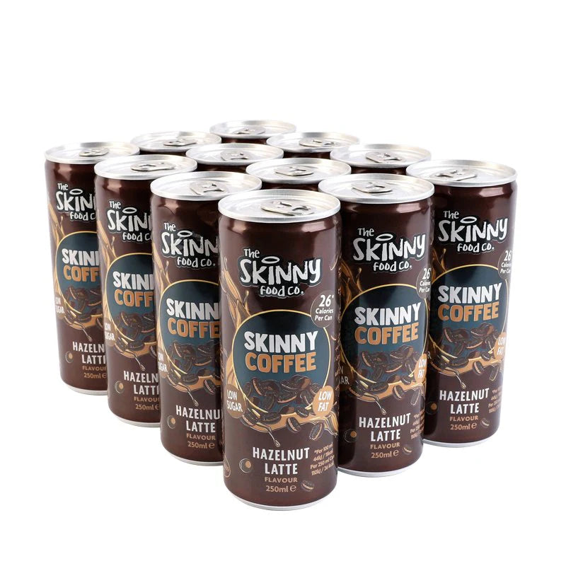 The Skinny Food Co Skinny Coffee 12x250ml Hazelnut Latte