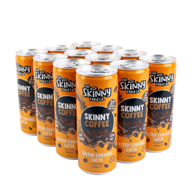 The Skinny Food Co Skinny Coffee 12x250ml Salted Caramel Latte